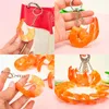 Keychains PVC Imitatie Garnalen Key Chains Creative Food Keychain For Women Bag Pendant Nieuwheid Grappige sleutelhanger geschenken