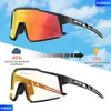 Lunettes de soleil Kapvoe Red Red Photochromic Loiseries Men Mtb Cycling Sunglasses Femmes Route Lunes Bicycle UV400 Lunettes de soleil à vélo extérieur 240423