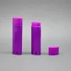 Bottles 200pcs 5ml Diy Empty Lipstick Bottle Lip Gloss Tube Lip Balm Tube Container with Cap Purple Cosmetic Sample Container