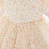 Girl Dresses Toddler Girls Floral 1 ° compleanno Abito da festa per bambino Luxury Princess Gown Abita