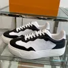 15a Dames platform plateau groovy sneakers ontwerper gemaakt zacht suede kalf leer onderscheiden emed kanten trim oversized iconische bloemenfunctie damier patroon zool