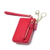Wallets Short Type Wallet Girl INS PU Leather Zipper Closure Coin Pocket Purse Credit Debit Card Holder Billfold Bag Green
