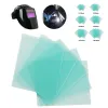 Filters 10pcs Clear Pc Welding Protective Covers Lens Plate for Welding Helmet Mask Lens Replacement Spares 6 Sizes Protective Board