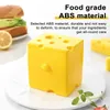 Aufbewahrung Flaschen Kühlschrank Lebensmittelorganisator Käseschachtel für Heimküche Halten Sie Butterschinken mit knackiger