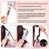 Irons CkeyiN 25mm Automatic Hair Curler Ceramic Fast Heating Curling Iron 14 Levels of Temperature Professional Styling Tools