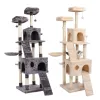 SCRAYERS Domestic Domestic Big Cat Tree Tower Tower Condo Furniture Stratch Post Cat Jouet Jouet avec échelle pour Kittens Pet House Play
