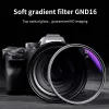 Filters KF Concept Nanox GND16 Lens Filter HD Optical Glass Soft Gradient With Coating 49mm 52mm 55mm 58mm 62mm 67mm 72mm 77mm 82mm