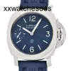 Designer Panerais ZF Factory Mouvement automatique Luminor Blu Pam01085 Deuxième ceinture en caoutchouc # CS245