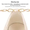 Shoe Parts 1PC Women Shoelaces For High Heels Pearl Band Belt Anklets Holding Loose Anti-skid Bundle Tie Straps Shoes Decor