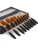 Zouyesan 2019 New 10 Black Gold Gold Toothbrush Makeup Brush Set Makeup Beauty Tools9346829