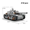 ブロック2023新しい軍事タンクセットWW2ドイツ米国T34モデルブロックキット陸軍第二次世界大戦