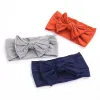 Accessoires 15 PCS / lot Bow Band Bandons en nylon large enveloppe de tête turban une taille unique s'adapte à la plupart des filles accessoires