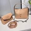 Klassieke ontwerper Crossbody Bag Damesmode Letter Logo Design 4-kleuren Crossbody Bag 2pcs/Set Luxury High-End Leather 7A Quality Buckle Commuter Bag 2024