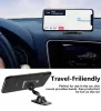 Stands XMXCZKJ Universal Magnetic Car Phone Holder Double Strong Magnet 360 ° Rotation Dashboard Mobiltelefonhållare för iPhone 11 Xiaomi