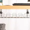 Racks 2023 New Under Table Storage Rack Cable Management Tray Desk Socket Holder Wire Organizer