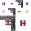 Pins broches 10 pc's/lot modeontwerp Amerikaanse vierkante vlag met pijlen broche crystal rhinestone 4e van jy usa patriottische pinnen voor dhkqw