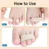 Treatment Pexmen 1/2/3/5/10Pcs Hammer Toe Straightener Toes Wraps Splint for Correcting Crooked Toe & Overlapping Toes Protector Separator