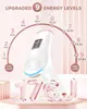 Epilator IPL Herenverwijdering 999900 Flitsen 17.6 J Veilige permanente pijnloze laser Epilator Face Body Arms Leg Traject voor mannen Women Home Gebruik D240424