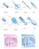 Toys 8Pcs/Lot Baby Health Care Kit Newborn Nail Hair Thermometer Grooming Brush Kit Clipper Scissor Multifunction Kid Toiletries Kit