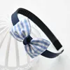 Hair Accessories Girl Rabbit Ear Bow Knot Hairband Solid Color Cross Knot Children Hair Head Hoop Simple Sweet Kid Hair Headband Hair Accessories