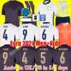 2024 Euro Cup Englands Jersey Rice Bellingham Saka Foden Rashford Home Away Soccer Jersey