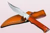 Ekfactory Mały przetrwanie prosty nóż 440C Satin Drop Bowie Blade Full Tang Hardwood Rączka Outdoor Stałe ostrza polowania 2797101