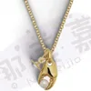 Designer Viviènewestwood Viviane Viviennes Westwood Jewelry Pendant Collier 2024 LOBSTER CLAW PERL PLANET Collier de personnalité unique Crabe Saturne