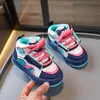 Children's sports shoes 24 spring new solid bottom bottom board shoes girl baby bread shoes boy casual shoes soft soled daddy shoes