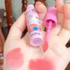 Lipstick Flortte Kawaii Cat Cream Texture Lip Tint Korean Style NonStick Matte Finish Lip Color For Girls And Women Long Last Lip Makeup