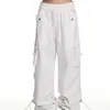 Pantaloni da lavoro bianchi primaverili e autunnali per i pantaloni sportivi di fascia alta hip hop hop hop hop hop pantaloni piccanti