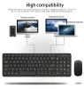 Mice Wireless Keyboard Mouse Set Silent Universal Chocolate Keyboard Ergonomic Ultrathin for Laptop Pc Keyboard with Mouse