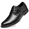 Zapatos casuales de alta calidad Negocios de alta calidad Genuinos cuero de cuero Estipado al aire libre Oxfords masculinos