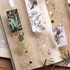 Prezent Wrap vintage liście i kwiaty taśma dla zwierząt domowych do planowania karty Making DIY Plan scrapbooking Plan dekoracyjny naklejka