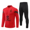 2023 2024 Iinter Milans AAC Milans voetbal trainingsuit trainingspak Ibrahimovic LAUTARO voetbal tracksuits jas overlevende mannen en kinderen kit sportkleding chandal22