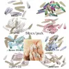 Bolsas 50pcs 3x10mm Glitter Strass Crystal Rhinestones para pregos 3D Backpack Diy Design Decorações Diretas de água longa e plana