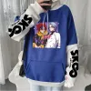 Sweatshirts SK8 The Infinity Anime Hoodies estetic Y2K leende Langa Hasegawa Reki Kyan Cartoon skateboard pojkar vinterlånga tröjor