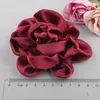 Decorative Flowers 10pcs/lot High-grade Damask Flower Hair Clips Rolled Rose Hairpins For Girls Accessories 7 Colors