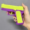 Pistolet toys mini modèle Gravity saut saut jouet 3d pistolet imprimé non-feu jouet kid kids stress relief jouet noël giftl2404