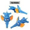 Decompression Toy Elephant Soft Shell Plush Dog Toys Funny Interactive Squeaky Toys for Small Large Dogs Sounding Paper Chew Toy Pet Supplies d240424