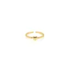 Cluster Rings Fashion Classic Heart Wedding Ladies Gold Elegant Engagement Ring Small Gift Jewelry Copper Plated 18K