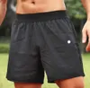 Lu Lu L Men Yoga Sports Shorts extérieur Fitness Shorts secs secs Couleur Cound Casual Running Quarter Pant Designer Clothing 45624
