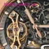 AP Diving poignet Regarder Royal Oak Series 15407or Rose Gold Hollow Double Pendule Watch Men's Fashion Business Causal Business Mécanique Sports