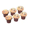 Decoratieve bloemen raam decoratie crème cake rops dessertmodel multicolor schattige simulatie cupcake home keuken decor