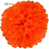 Dekorativa blommor 10/15 cm bröllopsdekoration Färg Kopiera papper Pompoms Balls Party Home Decor Tissue Birthday 10st 5z