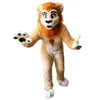 2024 Halloween Lion Mascot Costume Costume Outfits Adult Women Män Tecknad för Carnival Festival Commercial Dress