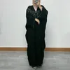 Maniche per pipistrelli di abbigliamento etnico Medio Oriente Diamond Diamond Stemped Cardigan Musulmana per donne