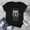 女性のTシャツsigillum militum christiスタイルポリエステルTシャツテンプラーナイトトップ品質クリエイティブグラフィックシャツのもの