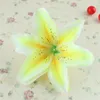 Decorative Flowers Artificial Dried Plants Lily For Autumn Decoration Home Wedding Fake Plant Paper Craft Fleur Kwiaty Sztuczne