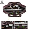 Bullcaptain Mens Bag Bag Подличный кожаный портфель мужчина для ноутбука 14 Messenger Business Portfolio Документ A4 240418