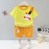 Сета для мальчиков для девочек набор одежды для детской одежды с коротким рукавом летняя одежда детские новорожденные спортивный костюм для малыша рождественский мультфильм костюм